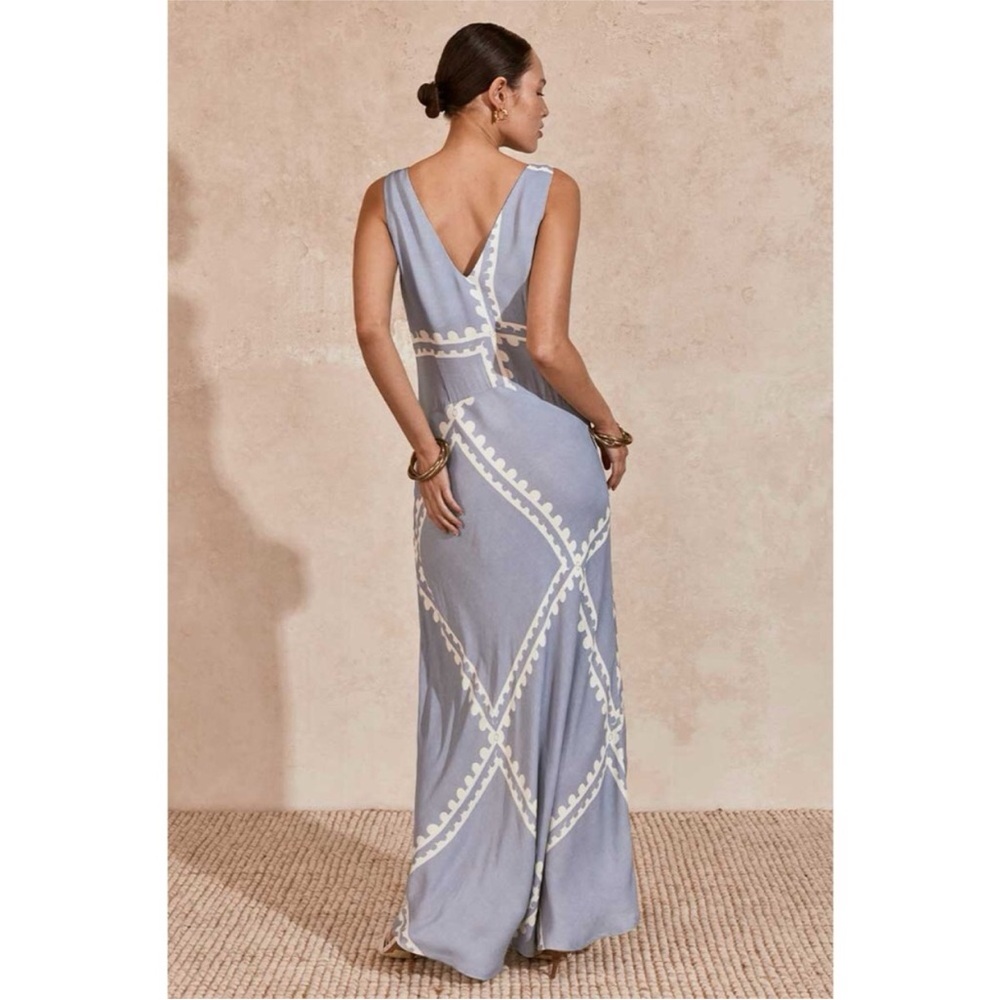 New MON RENN SERAPE MIDI DRESS - Picture 11 of 16